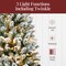 Best Choice Products Pre-Lit Potted Flocked Christmas Tree, Classic Artificial Holiday Décor, w/ Twinkling White LEDs